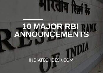 RBI Policies Coronavirus