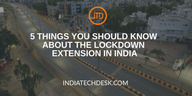 Lockdown extension India