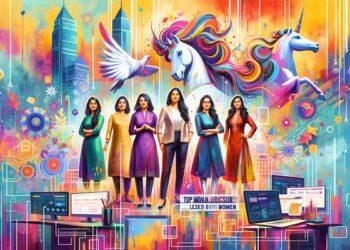 Visionary women entrepreneurs breaking barriers, leading the top five unicorns, shaping a transformative journey in India's dynamic startup landscape with innovation and success stories.