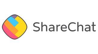 ShareChat logo with Tencent and Lightspeed, representing $48.89M debt round amid funding winter.