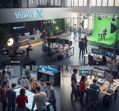 WaveX and T-Hub collaboration logo representing India's creative tech startup ecosystem growth through AVGC-XR incubation centers innovation.
