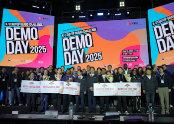 K-Startup Grand Challenge 2025 Demo Day winners at COMEUP 2025: Konnect leads global startups in Korean startup ecosystem showcase.