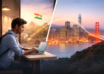 Indian AI founders choosing Silicon Valley over India as deeptech startups thrive with NRI investment creating venture capital split in startup ecosystem.