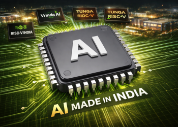India's AI chip startups advancing semiconductor design using RISC-V architecture, edge AI processing, DLI scheme funding, and homegrown chips for global markets.