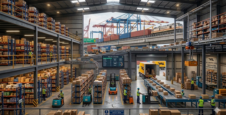 India warehouse data mapped by warehousing startups to power AI logistics, supply chain digitization, fulfillment technology, and last-mile delivery networks.